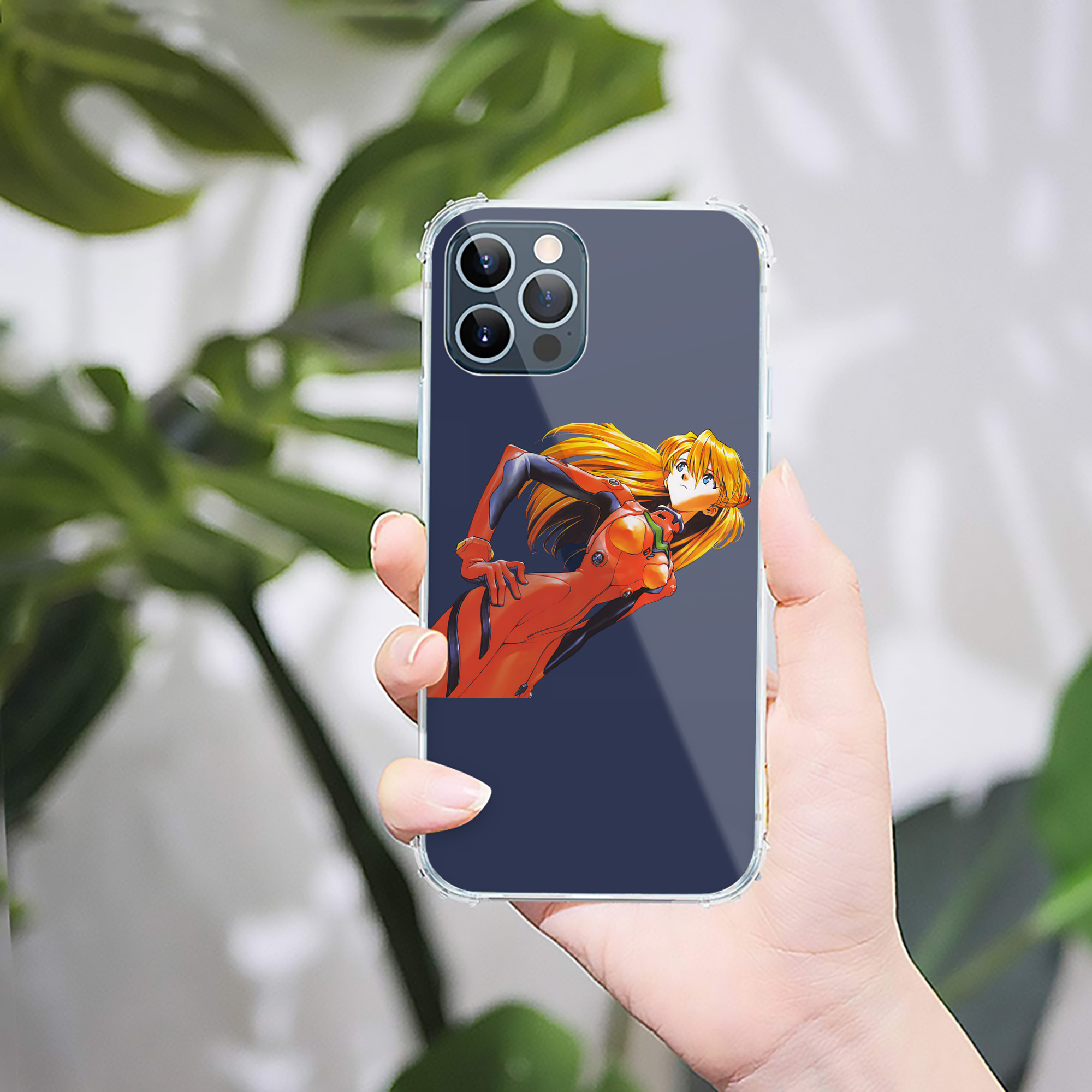 （画像用） EVA 新世紀エヴァンゲリオン 【iPhone 12シリーズ対応】透明スマホケース（クリアソフトケース）
